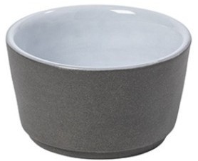 Чаша 1LON071-01116I, 6,6 см, керамика, Grey/white, Costa Nova