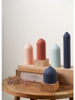 Свеча декоративная мятного цвета из коллекции edge, 10,5 см (73479)