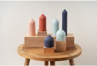 Свеча декоративная мятного цвета из коллекции edge, 10,5 см (73479)