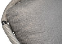 Кресло &quot;Марра&quot; темно-серое 80*80*85,5см, оплетка&quot;сеть&quot; (TT-00013257)