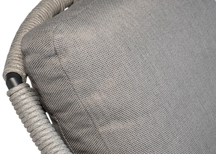 Кресло "Марра" темно-серое 80*80*85,5см, оплетка"сеть" (TT-00013257)