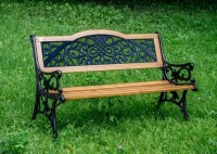 Чугунная скамейка Арабеска