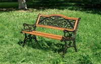 Чугунная скамейка Арабеска