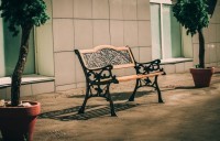 Чугунная скамейка Арабеска