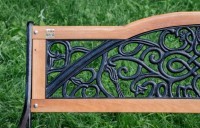 Чугунная скамейка Арабеска