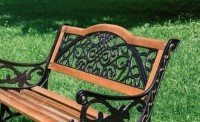Чугунная скамейка Арабеска