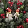Цветочная композиция в корзине "рождественская песня" ширина68см*высота 43см- без упаковки Lefard (23-2111)