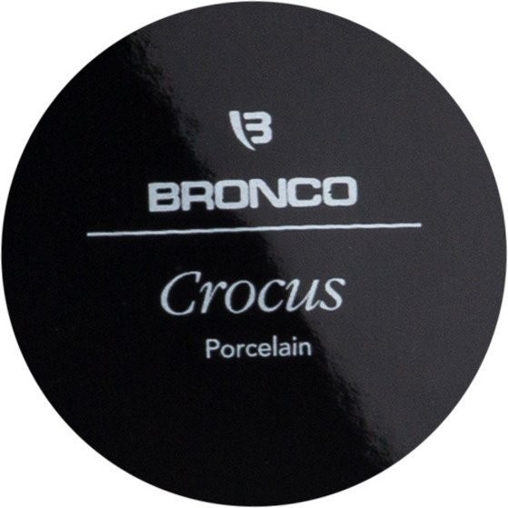 Тарелка обеденная bronco "crocus" 27 см черная Bronco (263-1054)