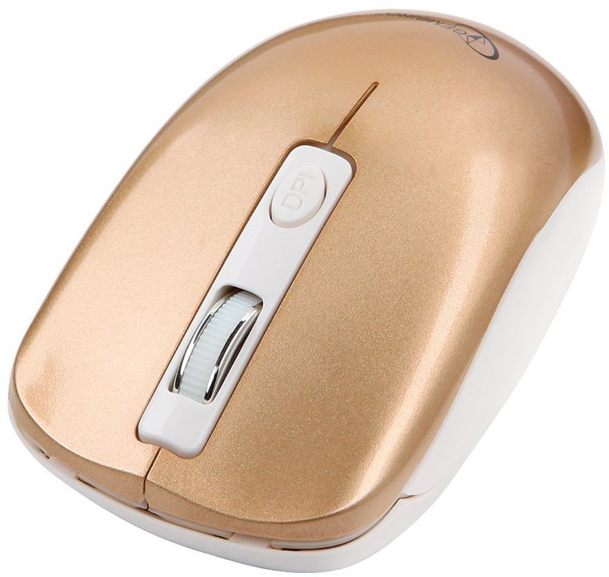 Мышь беспроводная бесшумная оптическая USB Gembird MUSW-400-G (67089)