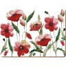 Creative Tops Набор из 4 подставок Watercolour Poppy 40x29 5176715