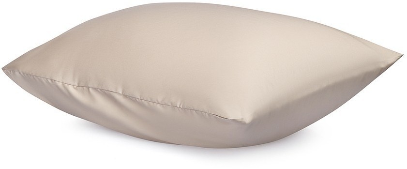 Комплект постельного белья из премиального сатина бежевого цвета из коллекции essential, 150х200 см (77117)