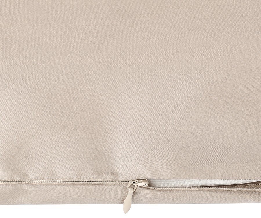 Комплект постельного белья из премиального сатина бежевого цвета из коллекции essential, 150х200 см (77117)