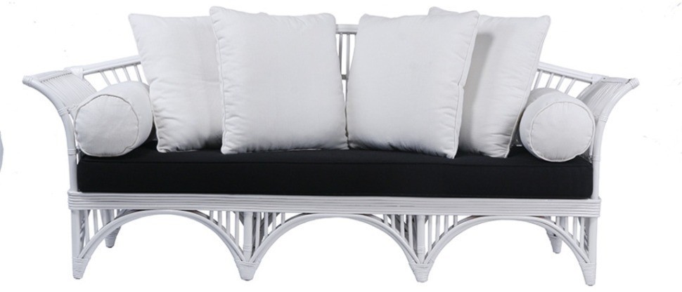 Диван TMDSea, Ротанг, Black, ROOMERS FURNITURE