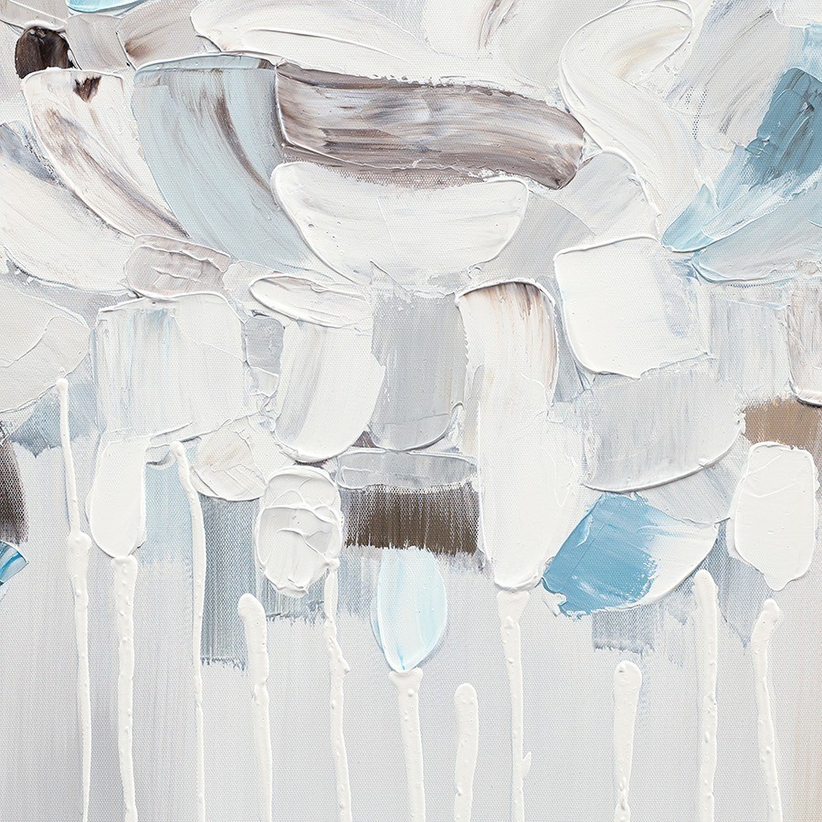 Панно декоративное fleur, 60х60 см, голубое (78818)