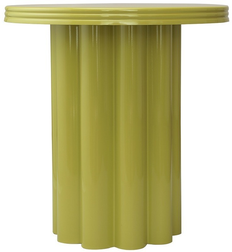 Столик приставной vivlend, D43 см, лайм (78651)