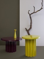 Столик приставной vivlend, D43 см, лайм (78651)