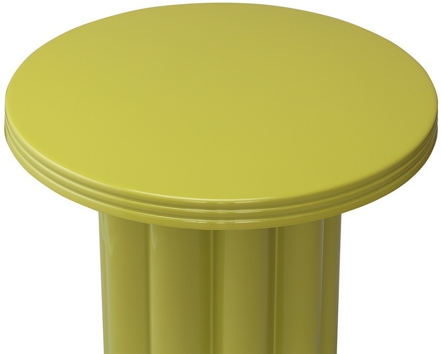 Столик приставной vivlend, D43 см, лайм (78651)