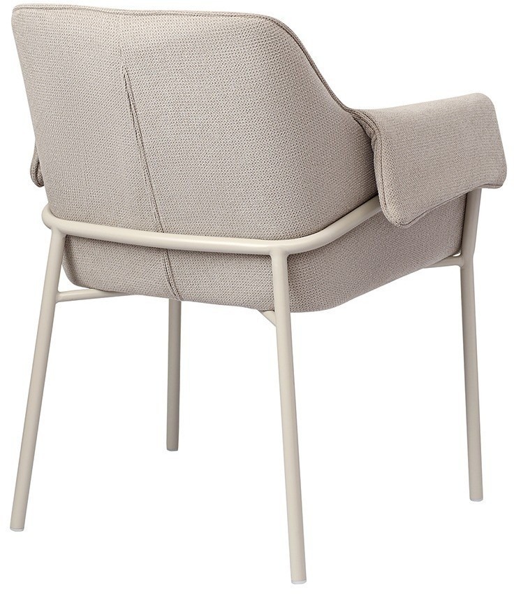 Стул aline, шенилл, серо-бежевый/бежевый (79030)