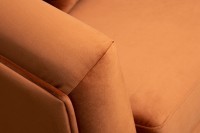 Диван Trevi 230М(К) трехм раскл с кантом терракотовый Colt006 232*103*88см (TT-00012000)