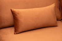 Диван Trevi 230М(К) трехм раскл с кантом терракотовый Colt006 232*103*88см (TT-00012000)