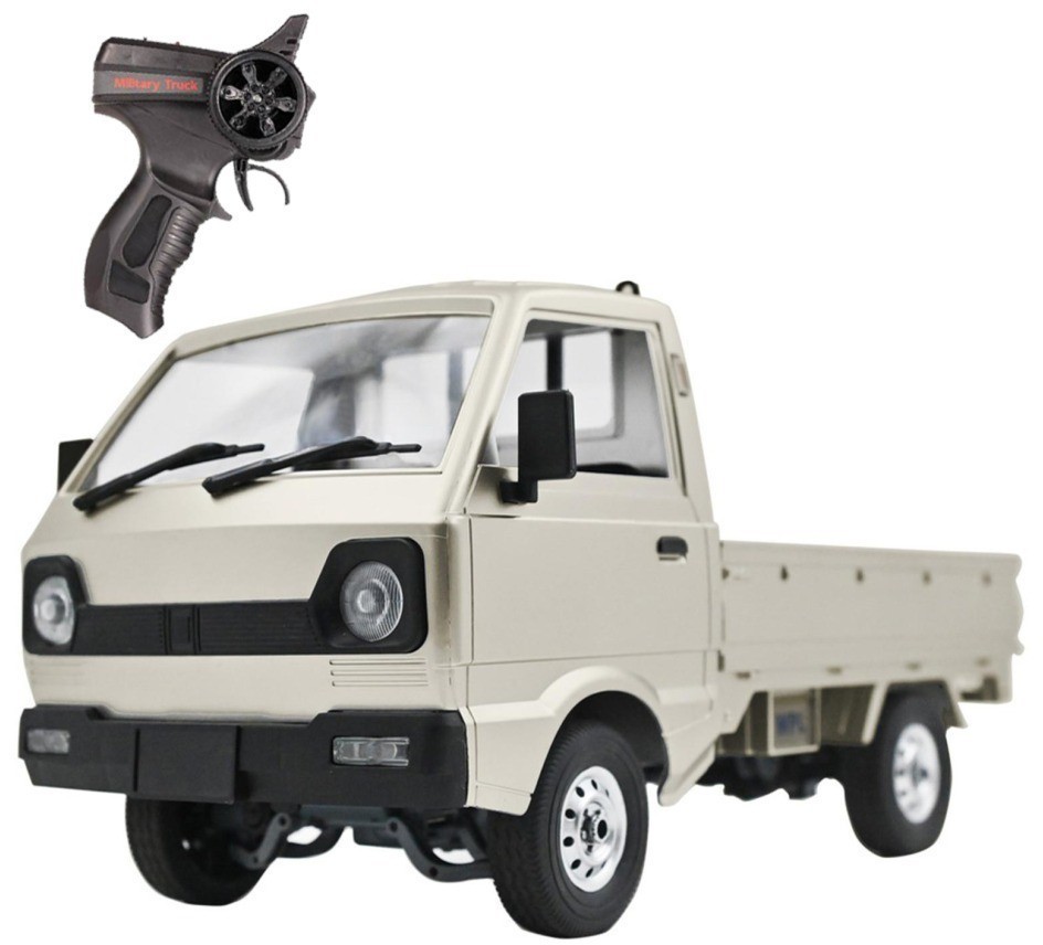 Радиоуправляемый японский белый грузовичок WPL Suzuki Carry ST90 масштаб 1:10 - D-12