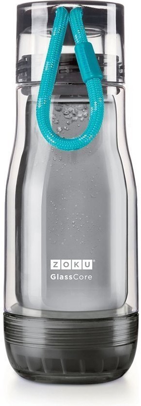 Бутылка zoku active 325 мл голубая (58217)
