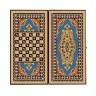 Шахматы + нарды + шашки "Сирия Голубые" малые (64176)