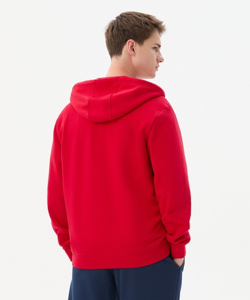Флисовое худи на молнии JOGEL ESSENTIAL Cotton Fleece FZ Hoodie, красный (2122130)