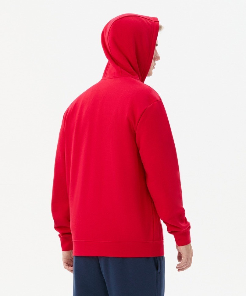 Флисовое худи на молнии JOGEL ESSENTIAL Cotton Fleece FZ Hoodie, красный (2122130)