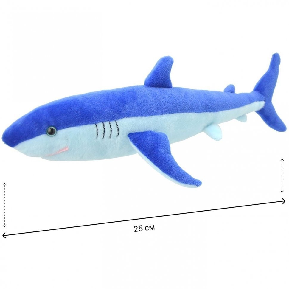 Мягкая игрушка Голубая акула, 40 см (K8268-PT)