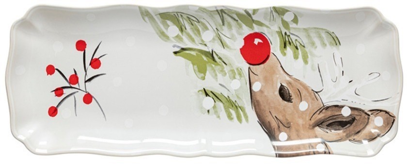 Блюдо TR441-03318S(DF625-WHI)СНЯТО, керамика, white, CASAFINA BY COSTA NOVA