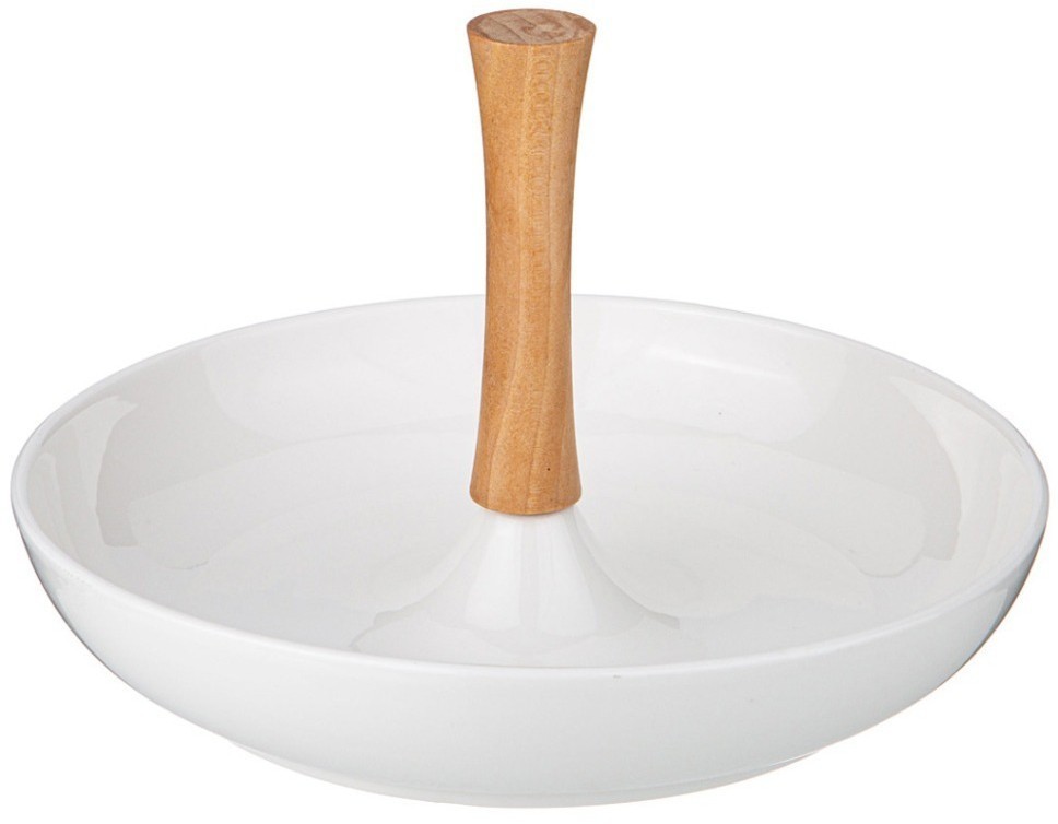 Блюдо lefard "native" с дерев. ручкой 25*25*16,5 см (761-090)