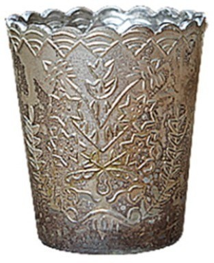 Подсвечник Ksa/5461, 8, стекло, silver burn, ROOMERS FURNITURE