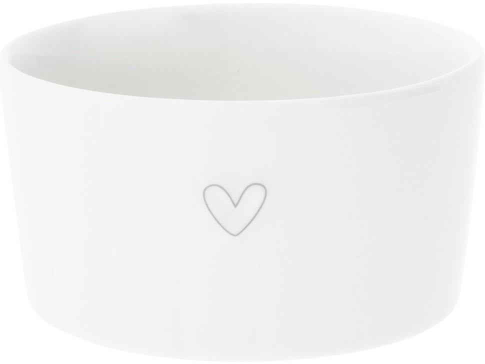 Bastion Collections Рамекин Нeart Love White Grey LI/BOWL ASS 009 GR Heart