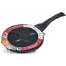 Сковорода agness "зимняя забава" для оладий с антипригар.покрытием диаметр=21.5 см. (932-033)