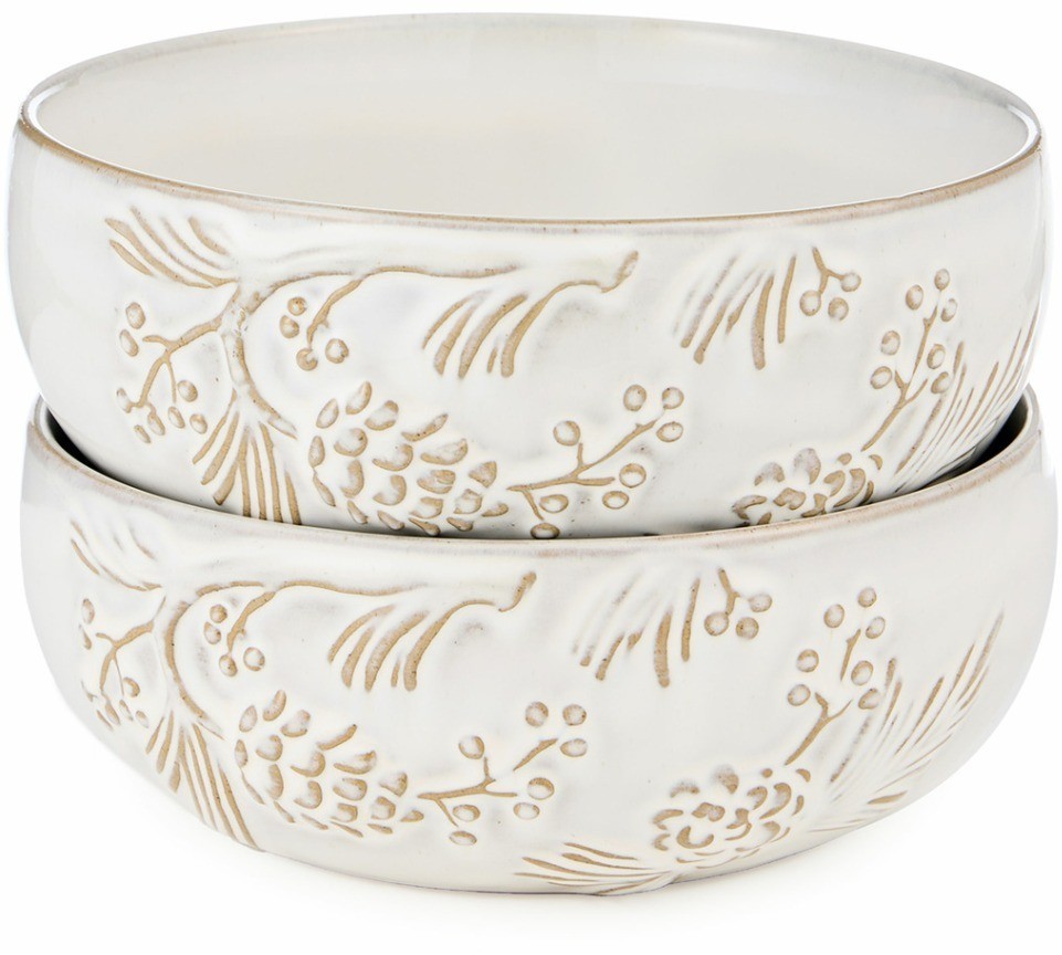 Набор салатников коллекция "pine cones", 2 шт. / 16,7*16,5*6,9 см, 1000 мл Bronco (230-518)