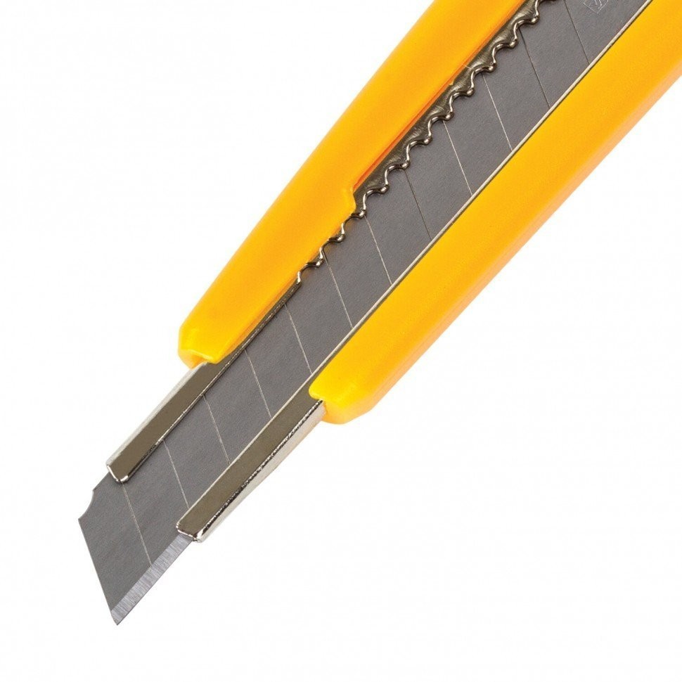 Нож канцелярский 9 мм 230916 (6) (76416)