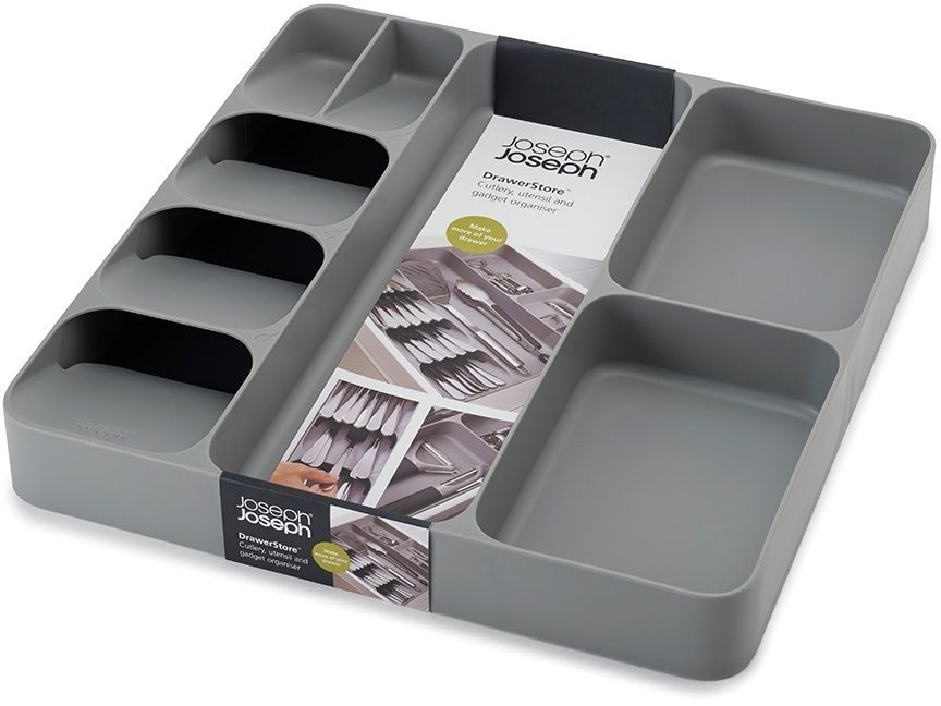 Органайзер для столовых приборов и кухонной утвари drawerstore™, серый (60861)
