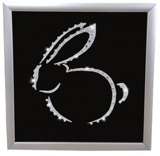 Картина Крольчонок с кристаллами Swarovski (2601)