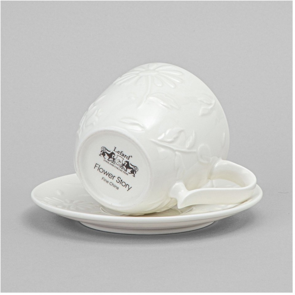 Чайный набор lefard "flowers story" на 2 пер. 4 пр. 220 мл (474-253)