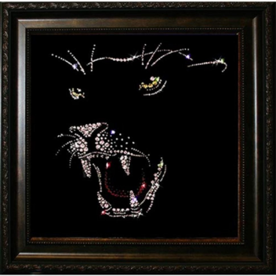 Картина Взгляд Багиры с кристаллами Swarovski (1818)