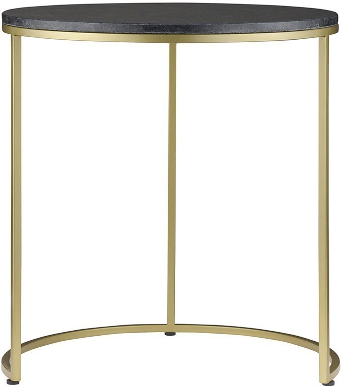 Набор из 2-х кофейных столиков hans, D40 см и D50 см, черный мрамор (76902)