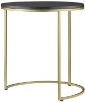 Набор из 2-х кофейных столиков hans, D40 см и D50 см, черный мрамор (76902)