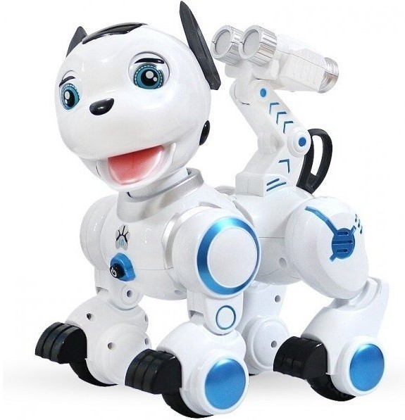 Робот-собака "Дружок" (сенсорные датчики, программируется, свет, звук, лай) (ZYB-B2856)