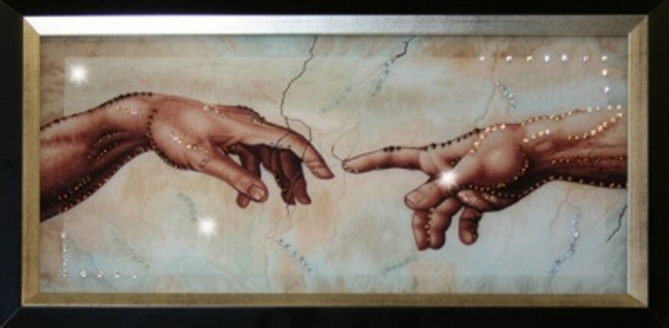 Картина Сближение с кристаллами Swarovski (1413)