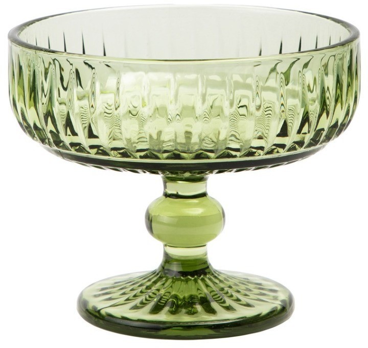 Креманка "lines" green 300мл мал.уп.=6шт Lefard (781-345)