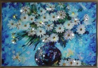 Картина Ромашки с кристаллами Swarovski (1267)