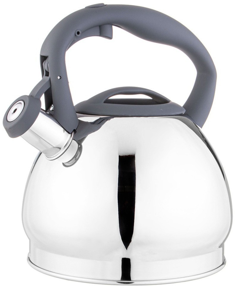 Чайник agness со свистком 3,0 л термоаккумулирующее дно, индукция (937-909)