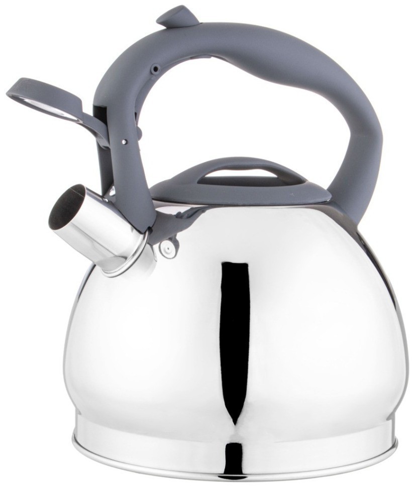 Чайник agness со свистком 3,0 л термоаккумулирующее дно, индукция (937-909)