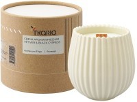 Свеча ароматическая с деревянным фитилём vetiver &amp; black cypress из коллекции edge, бежевый, 60 ч (75704)